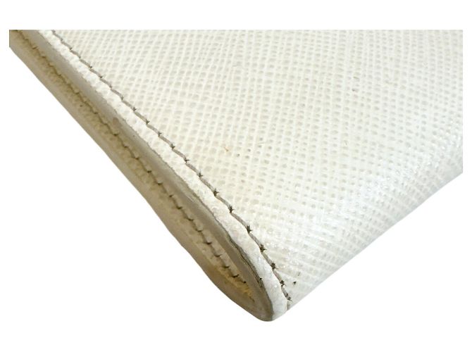 Borsa a tracolla in pelle Saffiano Prada Bianco - vista 5