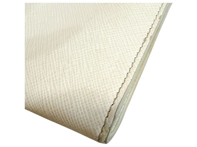 Borsa a tracolla in pelle Saffiano Prada Bianco - vista 6