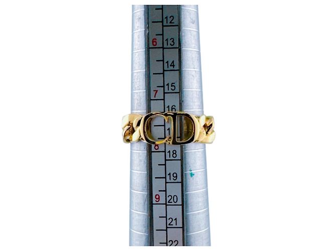 Christian Dior CD Logo Ring Golden - Ansicht 10