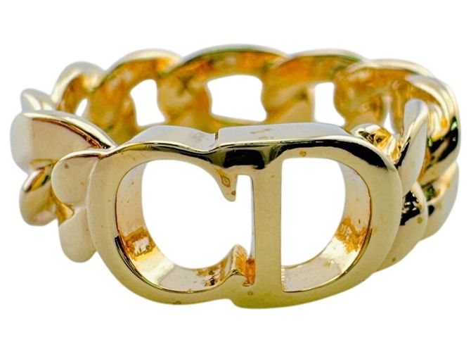 Christian Dior CD Logo Ring Golden - Ansicht 7