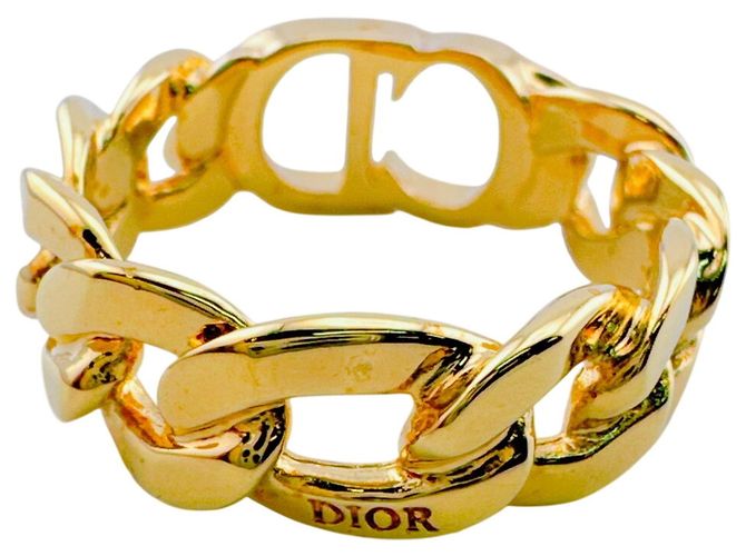 Christian Dior CD Logo Ring Golden - Ansicht 9