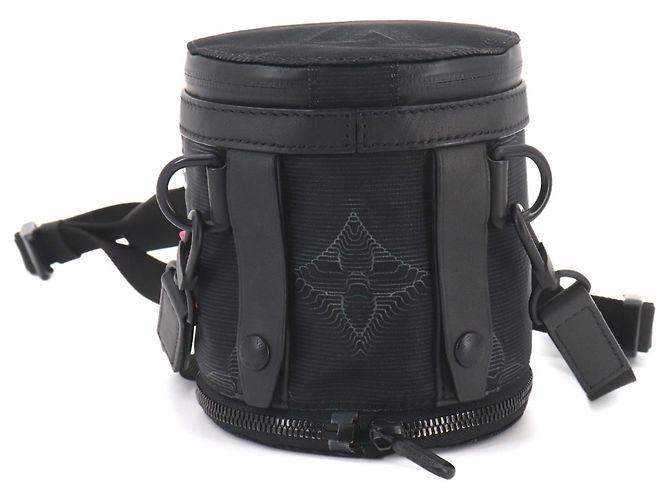 Louis Vuitton Expandable Polochon Schultertasche Braun Schwarz - Ansicht 2