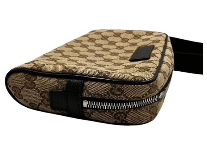Borsa a tracolla Gucci GG Canvas Marrone - vista 4