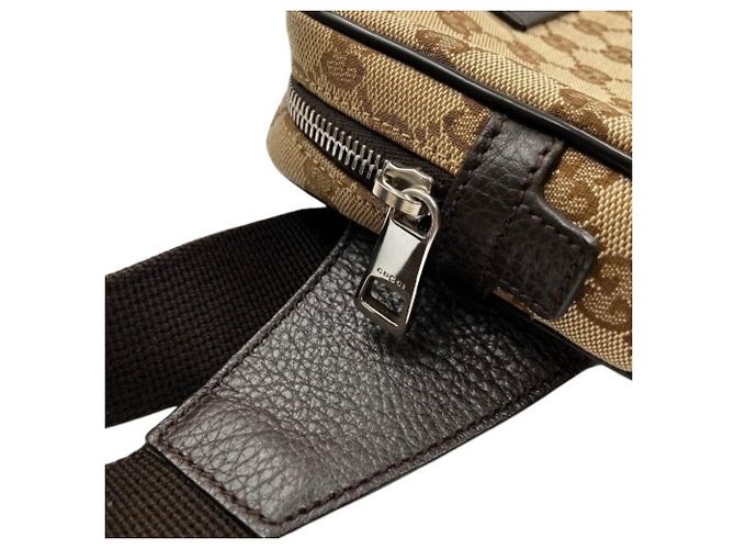 Borsa a tracolla Gucci GG Canvas Marrone - vista 6