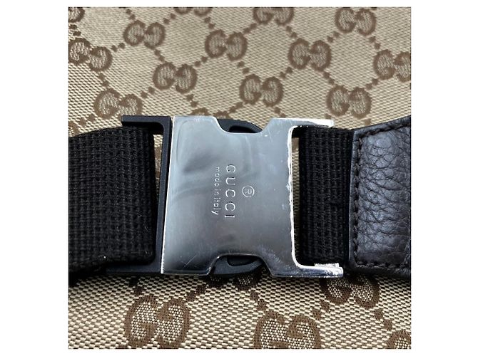 Borsa a tracolla Gucci GG Canvas Marrone - vista 9