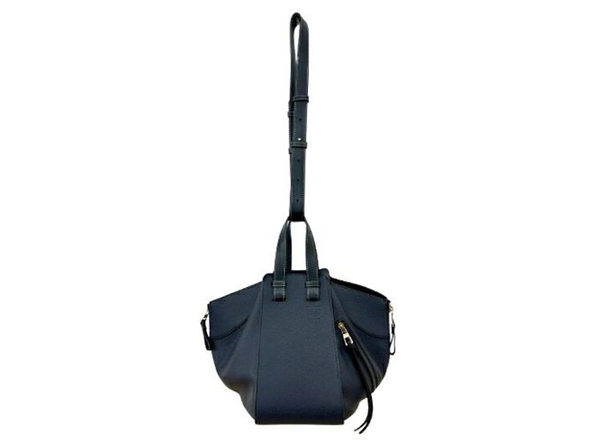 Borsa a mano/Borsa a tracolla Hammock Small Loewe Nero Blu navy - vista 7