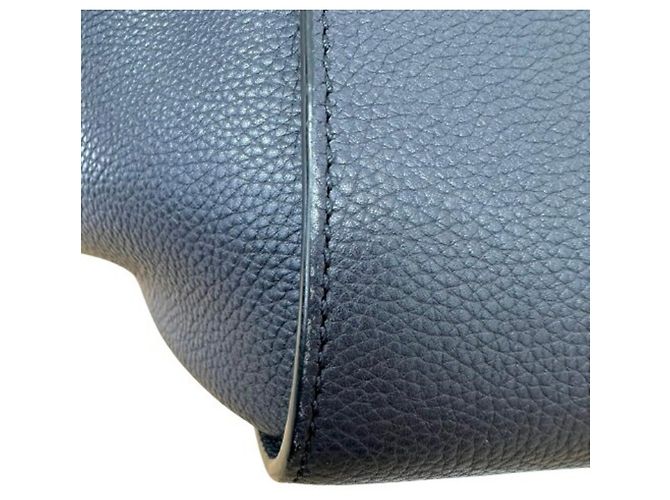 Borsa a mano/Borsa a tracolla Hammock Small Loewe Nero Blu navy - vista 9
