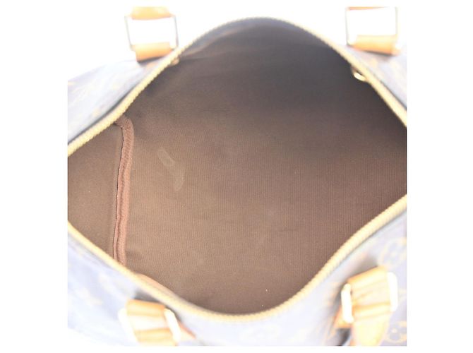 Borsa Louis Vuitton Speedy Monogram Canvas 30 Marrone - vista 3