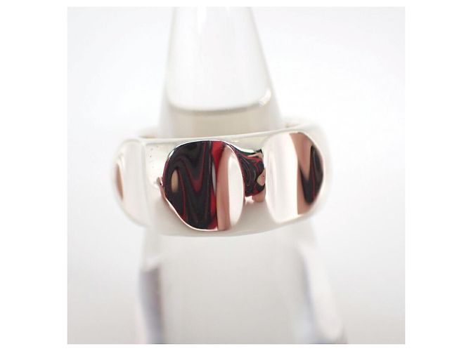 Tiffany & Co. Sterling Silver Paloma Groove Band Ring - view 3