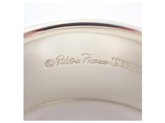 Tiffany & Co. Sterling Silver Paloma Groove Band Ring - view 8
