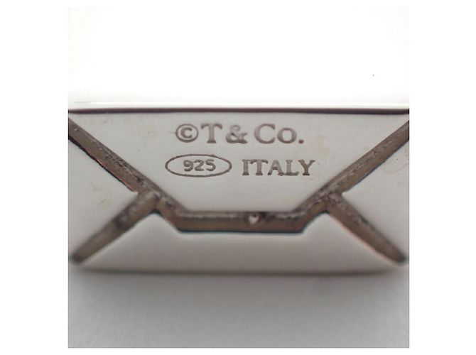 Collana con pendente a borsa in argento sterling 925 Tiffany & Co. - vista 7