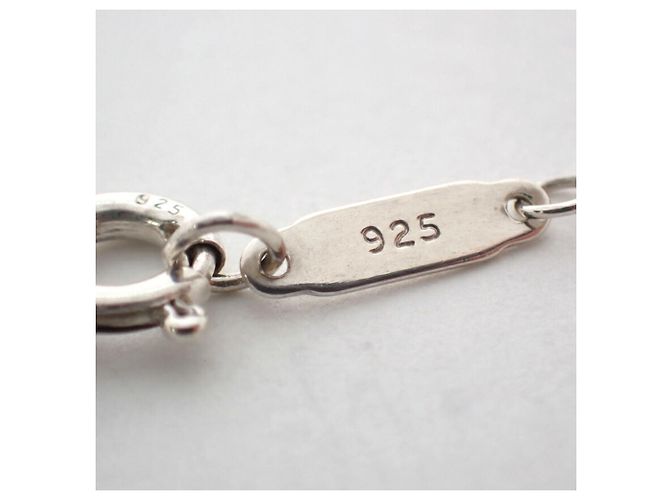 Collana con pendente a borsa in argento sterling 925 Tiffany & Co. - vista 9