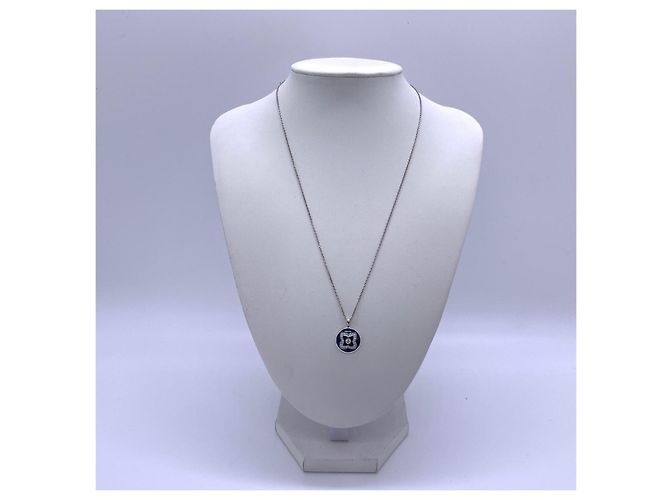 Collana De Beers Enchanted Lotus in oro bianco e diamanti Argento - vista 3