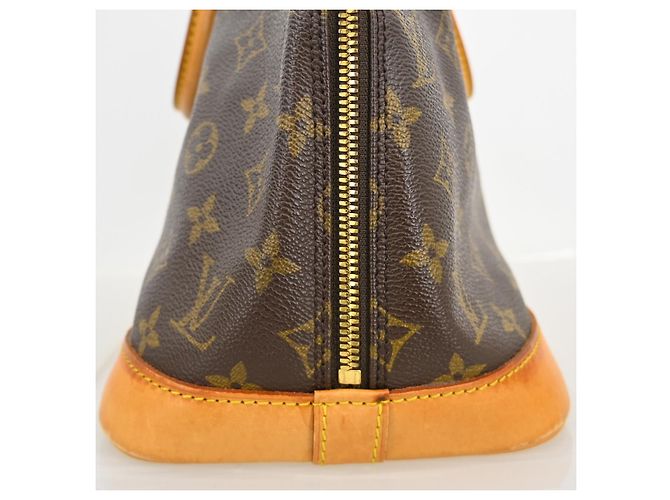 Borsa Louis Vuitton Alma Monogram Canvas PM Marrone - vista 3