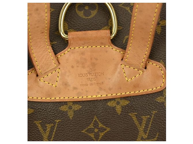 Sac à dos Louis Vuitton Vintage Montsouris Monogram Canvas MM Marron - vue 4