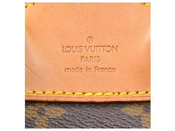 Sac à dos Louis Vuitton Vintage Montsouris Monogram Canvas MM Marron - vue 4