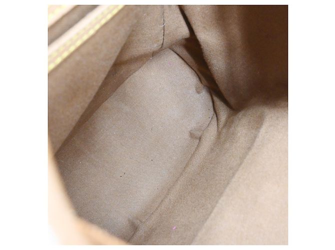 Sac à dos Louis Vuitton Vintage Montsouris Monogram Canvas MM Marron - vue 3
