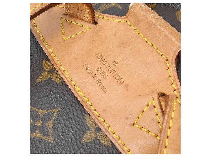 Sac à dos Louis Vuitton Vintage Montsouris Monogram Canvas MM Marron - vue 4