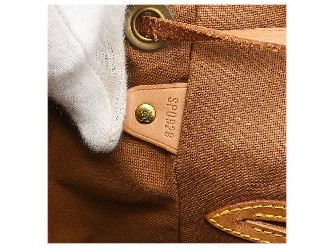 Sac à dos Louis Vuitton Vintage Montsouris Monogram Canvas MM Marron - vue 5