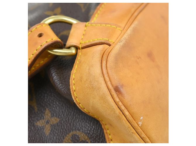 Sac à dos Louis Vuitton Vintage Montsouris Monogram Canvas MM Marron - vue 7