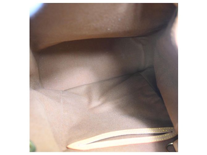 Sac à dos Louis Vuitton Vintage Montsouris Monogram Canvas MM Marron - vue 3