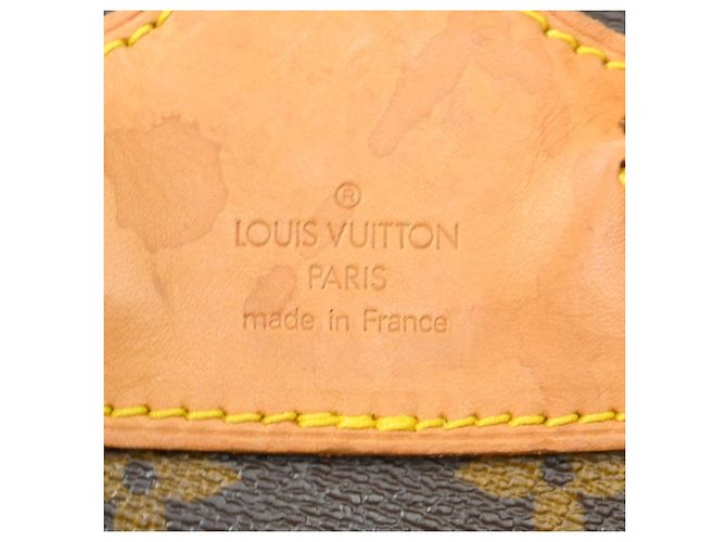 Sac à dos Louis Vuitton Vintage Montsouris Monogram Canvas MM Marron - vue 4