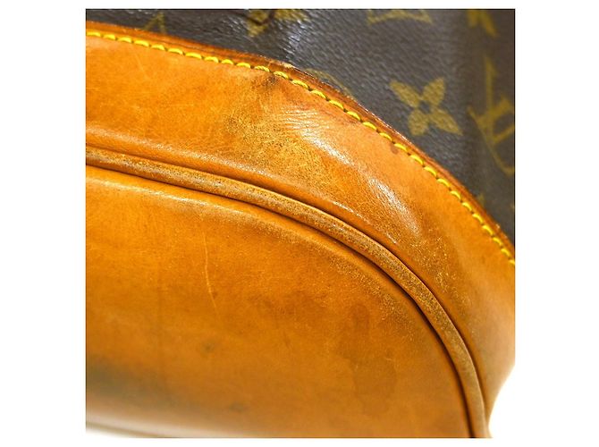 Sac à dos Louis Vuitton Vintage Montsouris Monogram Canvas GM Marron - vue 7