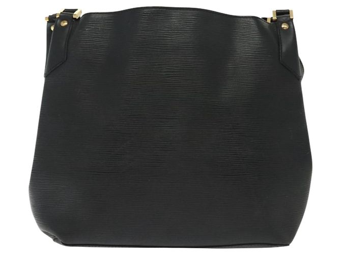 Borsa Louis Vuitton Mandara in pelle Epi MM Nero - vista 2