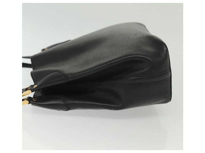 Borsa Louis Vuitton Mandara in pelle Epi MM Nero - vista 4