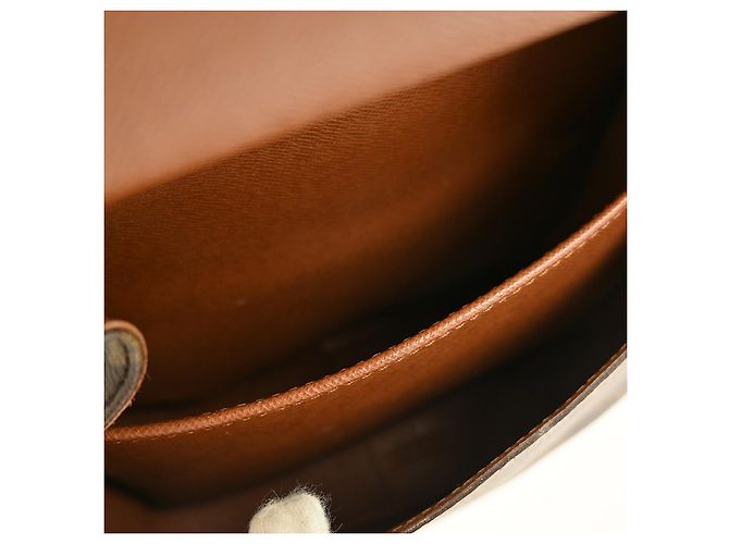 Borsa Louis Vuitton Cartouchiere Monogram Canvas MM Marrone - vista 3