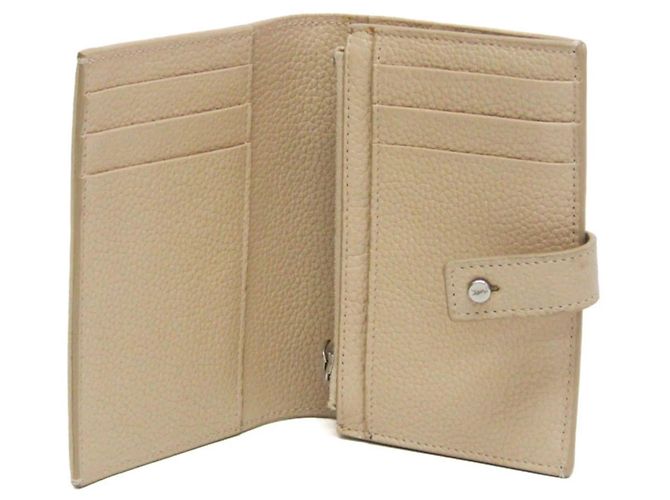 Saint Laurent Sac De Jour Souple Tarjetero de piel Beige - vista 3