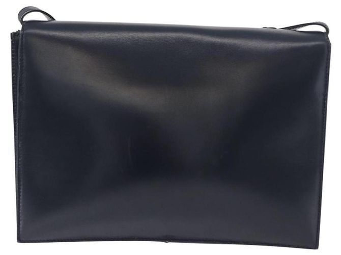 Loewe Anagram Leather Bleu Marine - vue 2