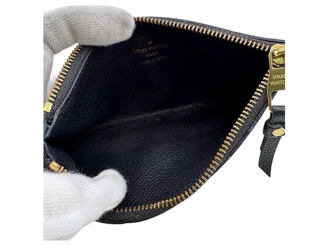 Louis Vuitton Monogram Empreinte Long Wallet Black - view 12