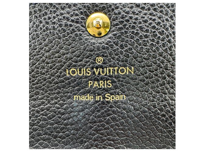 Louis Vuitton Monogram Empreinte Long Wallet Black - view 14