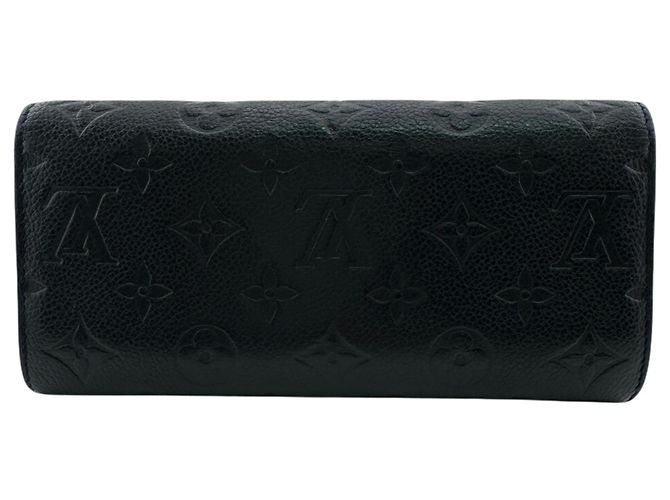 Louis Vuitton Monogram Empreinte Long Wallet Black - view 2