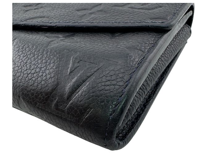 Louis Vuitton Monogram Empreinte Long Wallet Black - view 4