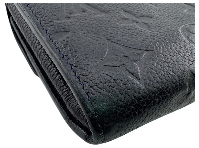 Louis Vuitton Monogram Empreinte Long Wallet Black - view 5