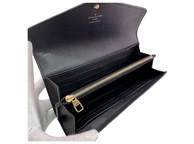 Louis Vuitton Monogram Empreinte Long Wallet Schwarz - Ansicht 5