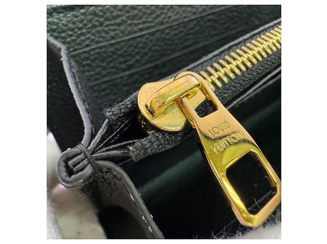 Louis Vuitton Monogram Empreinte Long Wallet Schwarz - Ansicht 9