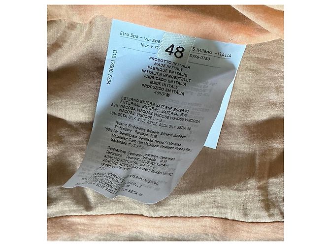 Etro Spring 2018 grüne bestickte Samtjacke - Ansicht 9