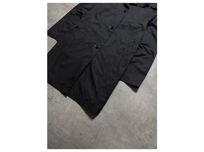 Moncler Damen Polyester Trenchcoat - Schwarz - Ansicht 4