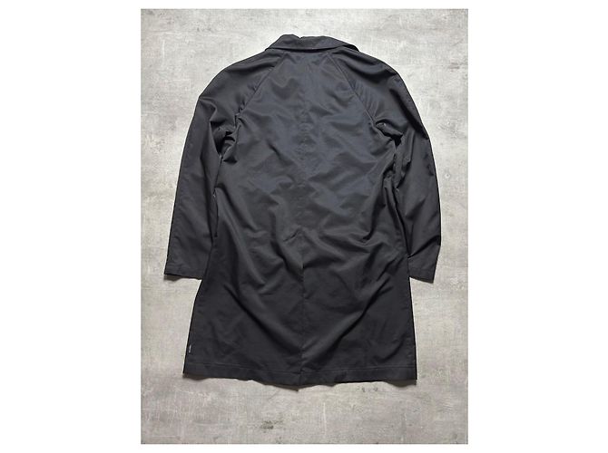 Moncler Damen Polyester Trenchcoat - Schwarz - Ansicht 6