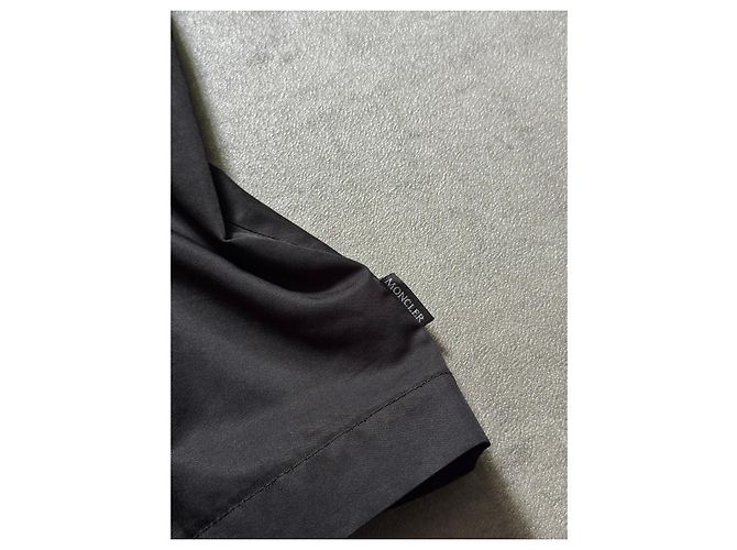 Moncler Damen Polyester Trenchcoat - Schwarz - Ansicht 7