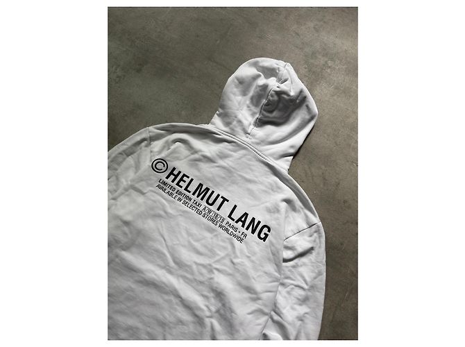 Helmut Lang "Taxi" Hoodie - Weiß - Ansicht 3