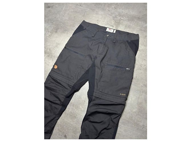 Autre Marque Fjällräven Abisko Lite Trekking Zip-off Hose Anthrazitgrau - Ansicht 3