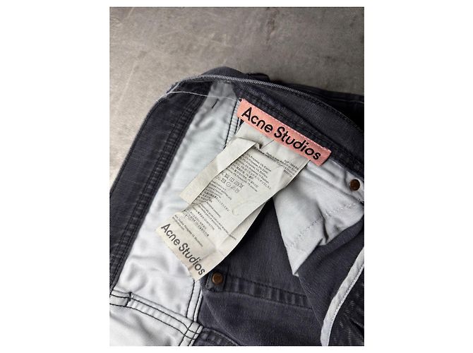 Acne Studios Denim Jeans Grau - Ansicht 6