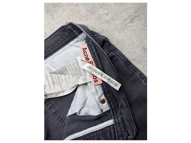 Acne Studios Denim Jeans Grau - Ansicht 7
