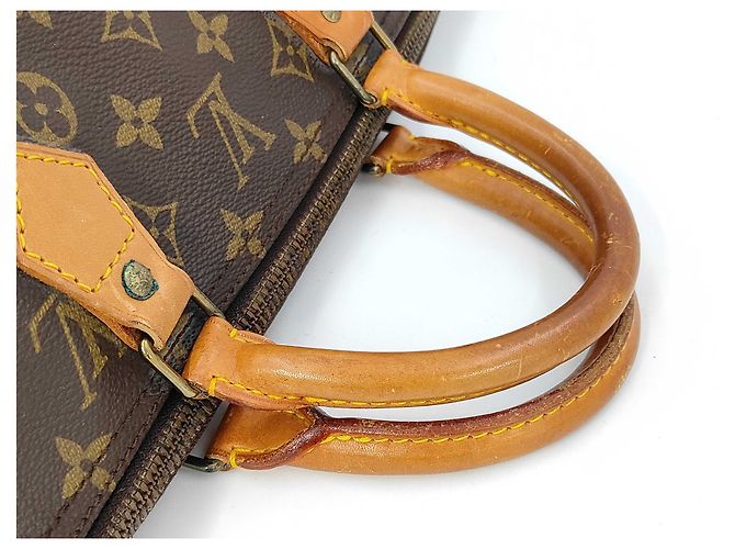 Borsa Louis Vuitton Speedy Monogram Canvas 40 Marrone - vista 6