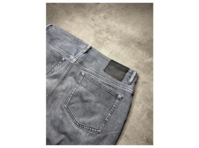 Acne Studios Straight-Slim Jeans Grau - Ansicht 4