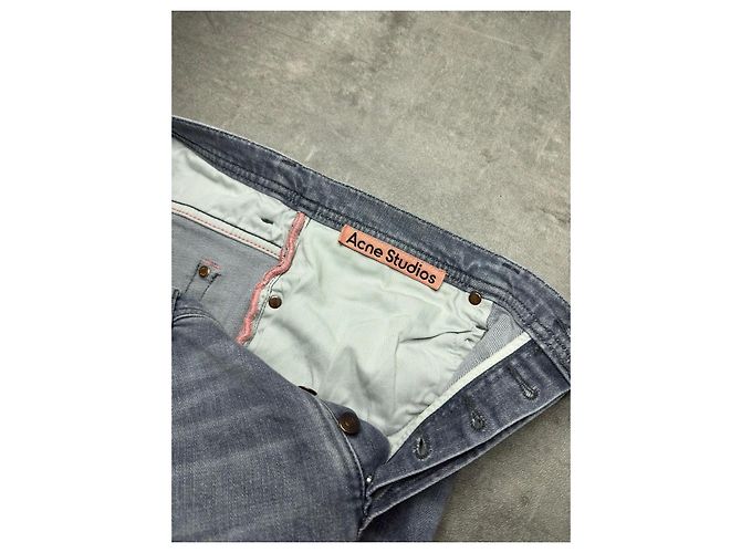 Acne Studios Straight-Slim Jeans Grau - Ansicht 6